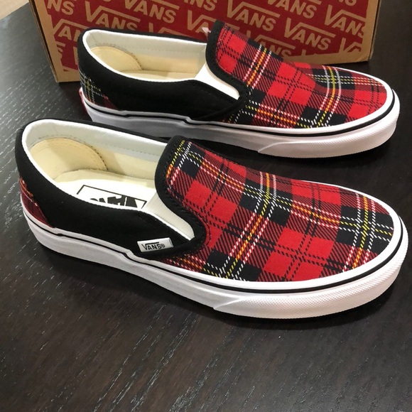 tartan vans shoes